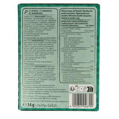 Natur Compagnie Instant soup kip bio 34.00 Gram