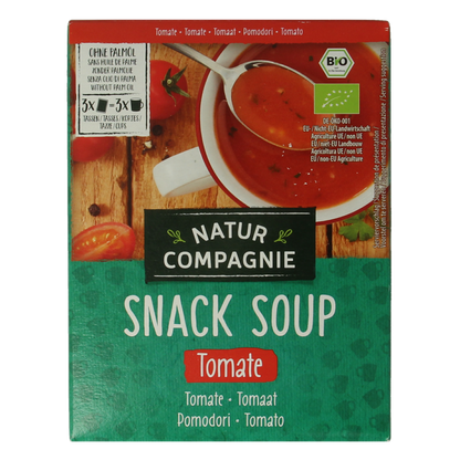 Natur Compagnie Fixe tasse instant soep tomaat bio  60 Gram