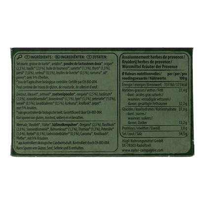 Natur Compagnie Herb de provence blokjes bio 80 Gram