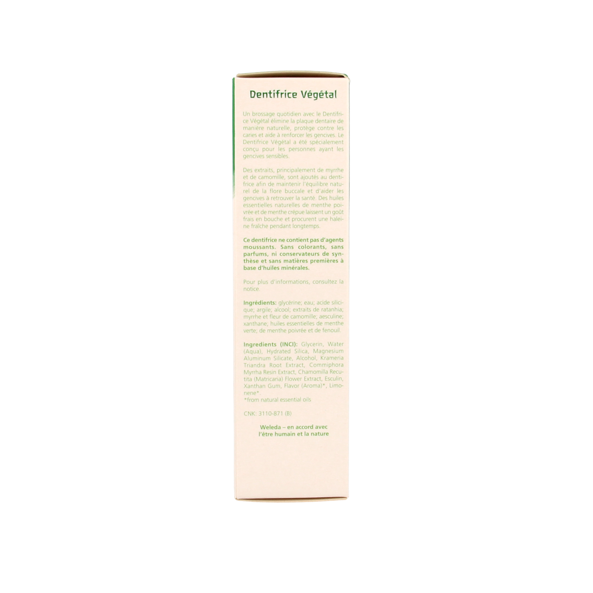 Weleda Oral care planten tandpasta 75.00 Milliliter