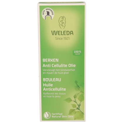 Weleda Berken anti cellulite olie 100.00 Milliliter