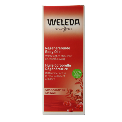 Weleda Granaatappel regenererende body olie 100.00 Milliliter