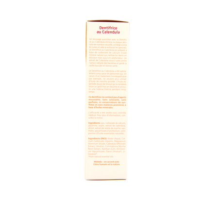 Weleda Oral care calendula tandpasta muntvrij 75.00 Milliliter