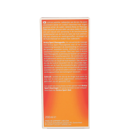 Weleda Arnica sport massageolie 200 Milliliter