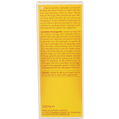 Weleda Calendula massageolie 100 Milliliter