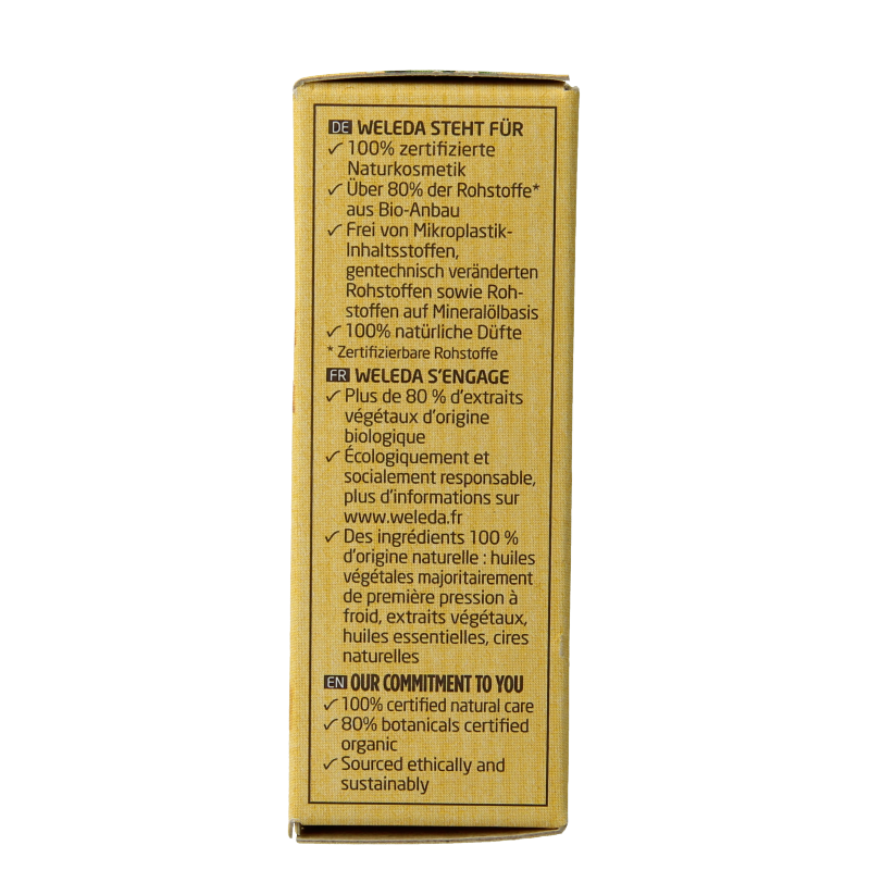 Weleda Shower bar ginger + petitgrain 75 Gram