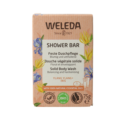 Weleda Shower bar ylang ylang + iris 75 Gram