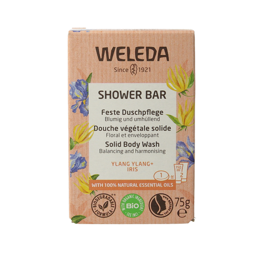 Weleda Shower bar ylang ylang + iris 75 Gram