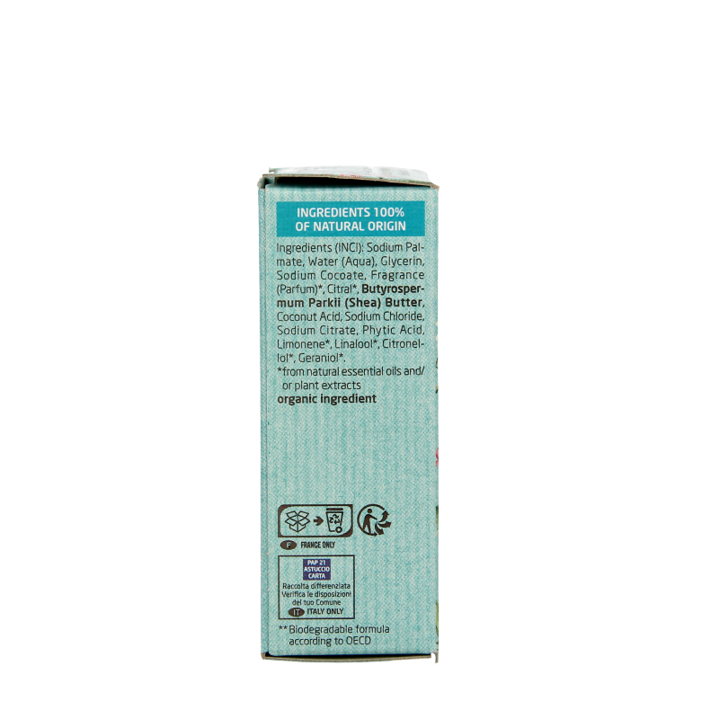 Weleda Shower bar geranium + litsea cubeba 75 Gram