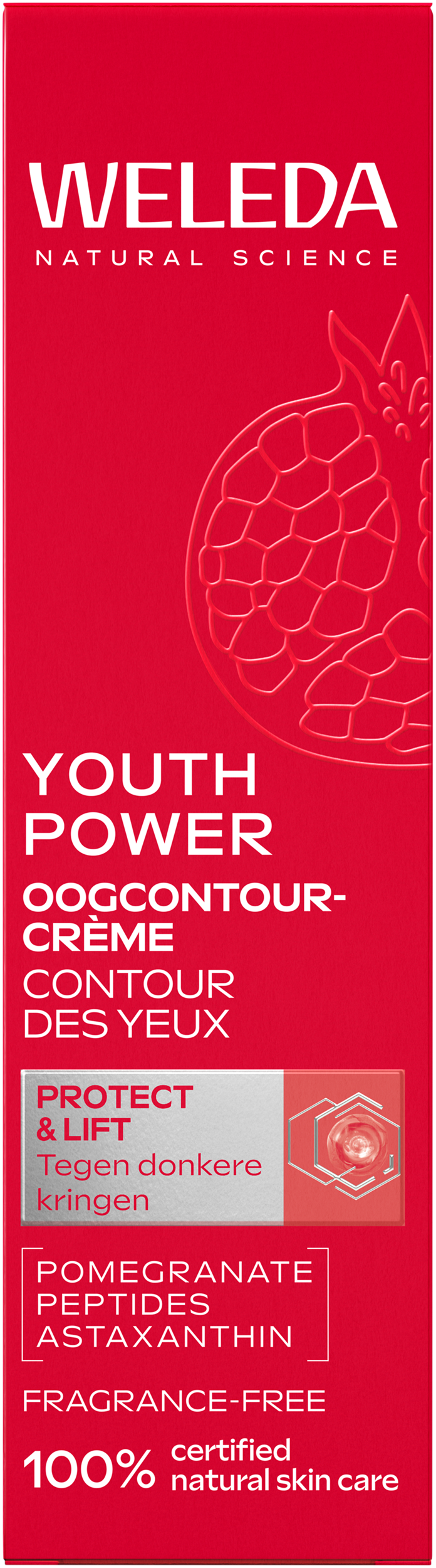 Weleda Youth power oogcreme granaatappel astaxanthine 12.00 Milliliter