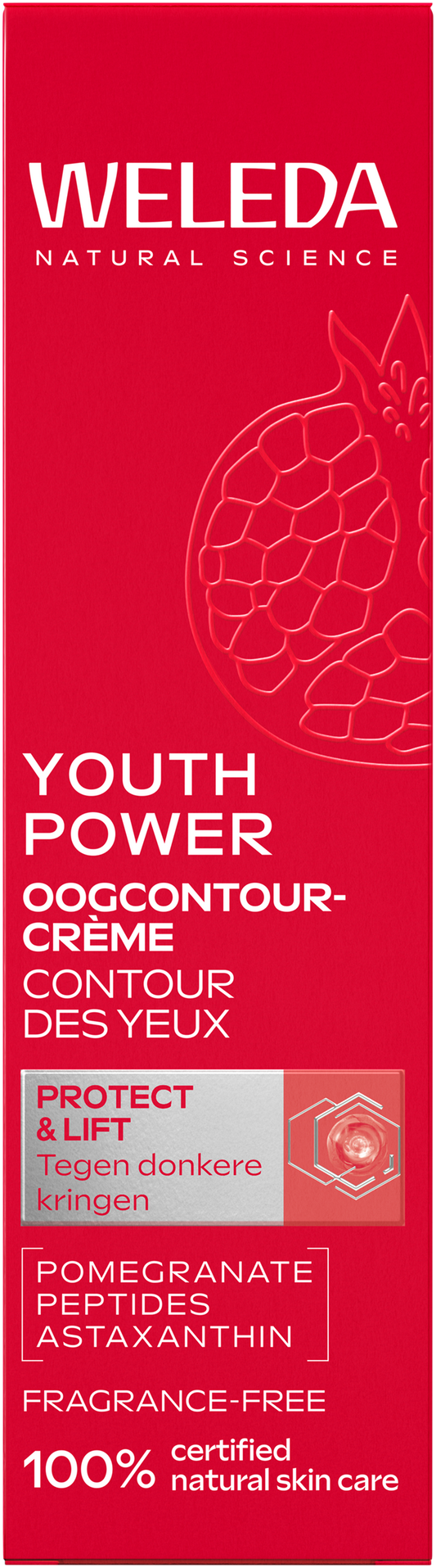 Weleda Youth power oogcreme granaatappel astaxanthine 12.00 Milliliter