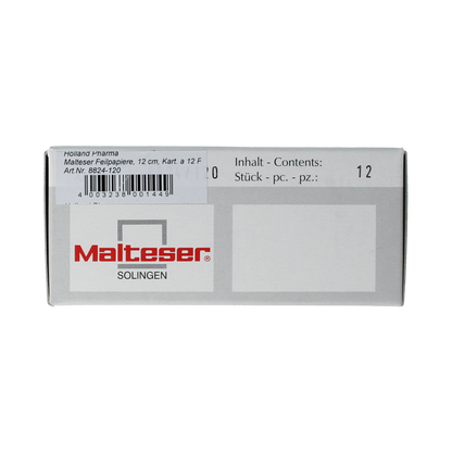 Malteser Vijlpapier 12cm 120 Stuks