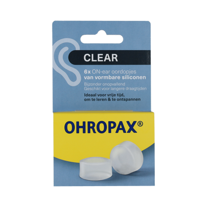 Ohropax Silicon clear 6.00 Stuks