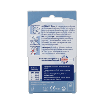 Ohropax Silicon clear 6.00 Stuks