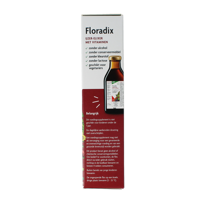 Salus Floradix ijzer elixer 250.00 Milliliter