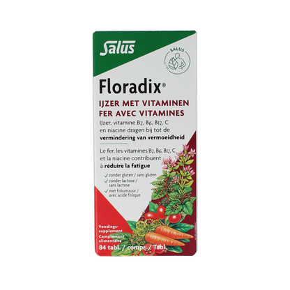 Salus Floradix ijzer tabletten 84.00 Tabletten