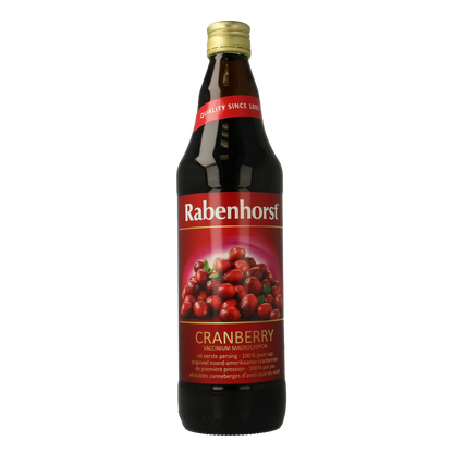Rabenhorst Cranberrysap puur bio 750 Milliliter