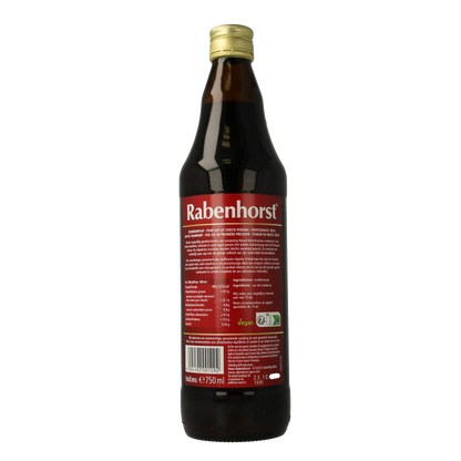 Rabenhorst Cranberrysap puur bio 750 Milliliter