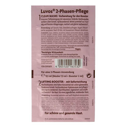 Luvos Crememasker lifting booster 2 fasen bio 9.5 Milliliter