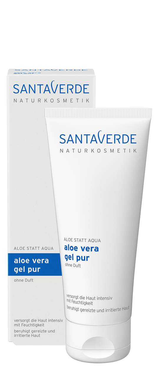 Santaverde Aloe vera pure gel parfumvrij 100 Milliliter