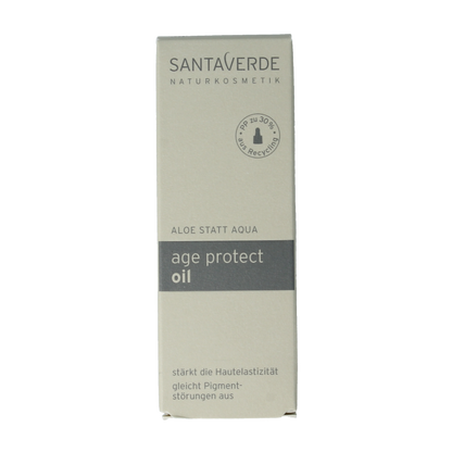 Santaverde Aloe vera age protect gezichtsolie 30 Milliliter