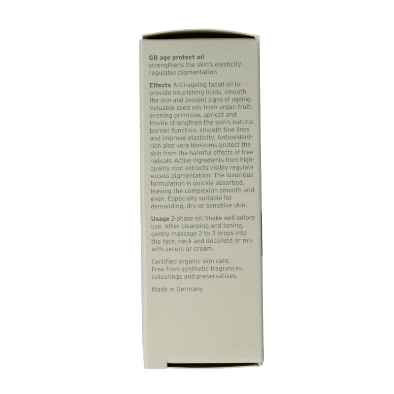 Santaverde Aloe vera age protect gezichtsolie 30 Milliliter