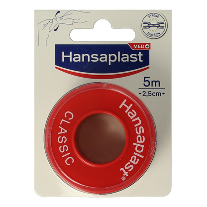 Hansaplast Hechtpleister classic 5m x 2.5cm 1.00 Stuks