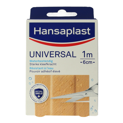 Hansaplast Universal 1m x 6cm 1.00 Stuks