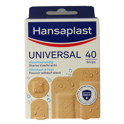Hansaplast Water resistant universal strips 40.00 Stuks