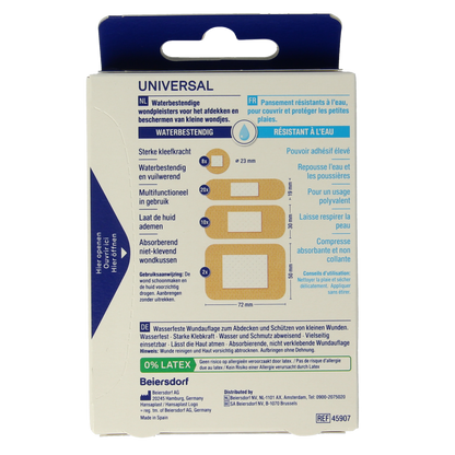 Hansaplast Water resistant universal strips 40.00 Stuks