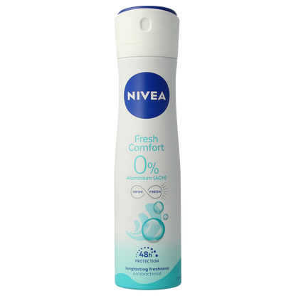 Nivea Deodorant fresh comfort spray 150.00 Milliliter