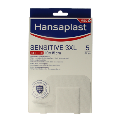 Hansaplast Pleisters sensitive 3XL 5.00 Stuks