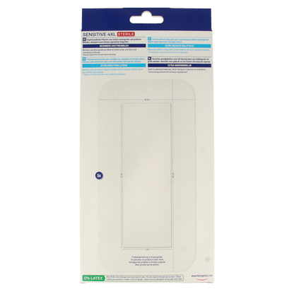 Hansaplast Pleisters sensitive 4XL 5 Stuks