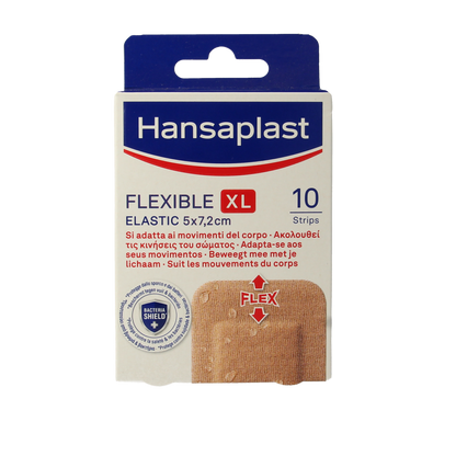 Hansaplast Flexible XL 5 x 7.2cm 10.00 Stuks