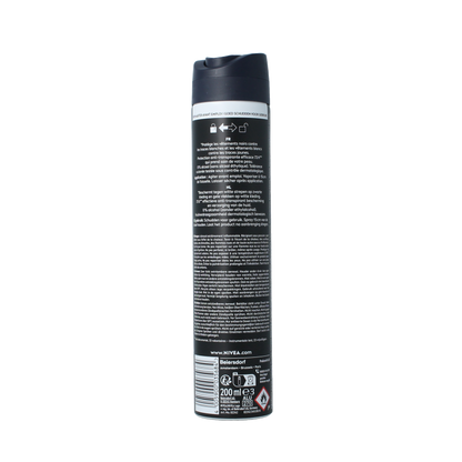 Nivea Men deodorant spray invisible black & white 200 Milliliter
