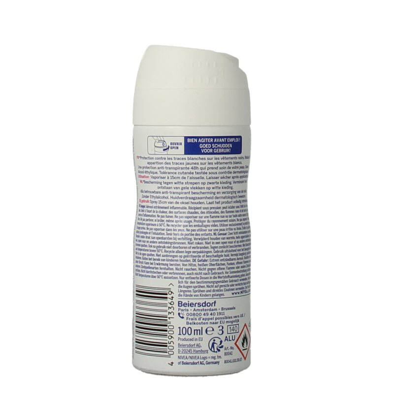 Nivea Deodorant black & white clear spray  100 Milliliter