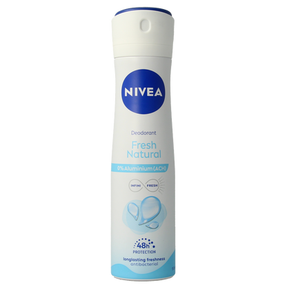 Nivea Deodorant fresh natural spray female 150 Milliliter