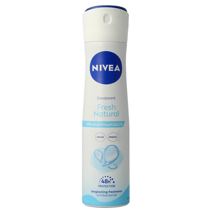 Nivea Deodorant fresh natural spray female 150.00 Milliliter