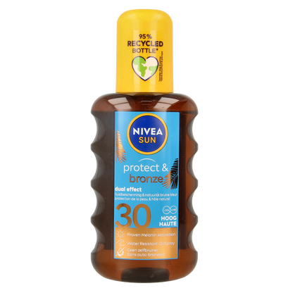 Nivea Sun protect & bronze olie spray SPF30 200.00 Milliliter