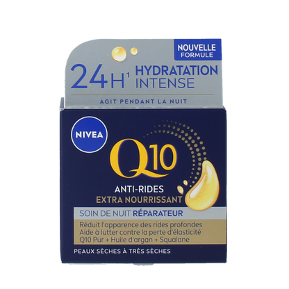 Nivea Q10 Power nachtcreme extra voedend 50.00 Milliliter