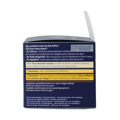 Nivea Q10 Power nachtcreme extra voedend 50.00 Milliliter