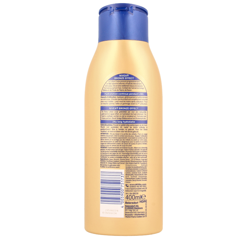 Nivea Bodylotion sun bronze effect  400 Milliliter
