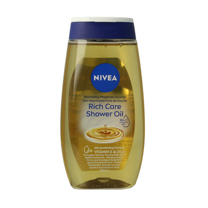 Nivea Natural douche olie verzorgend 200.00 Milliliter