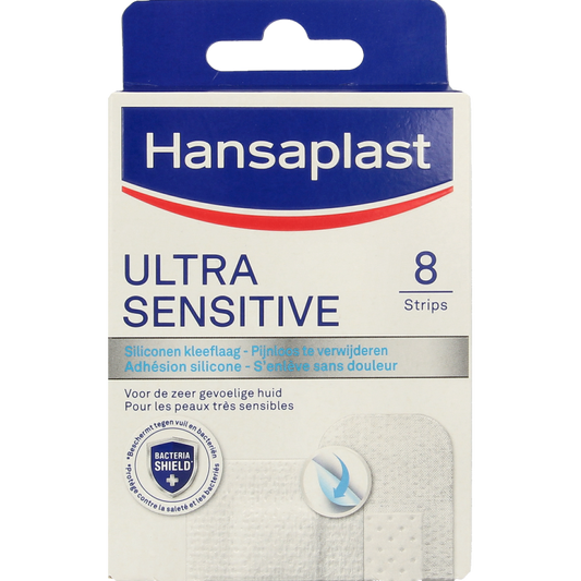 Hansaplast Pleisters ultra sensitive 8 Stuks