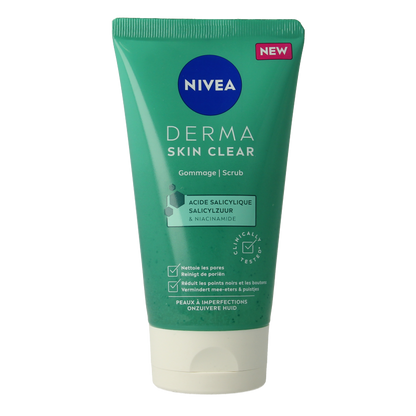 Nivea Derma skin clear scrub 150 Milliliter