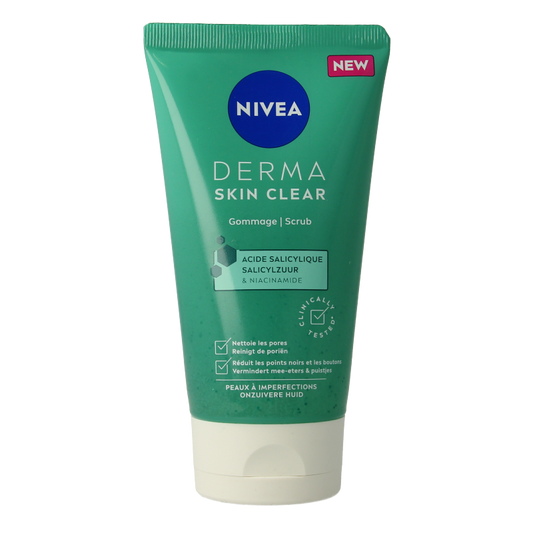 Nivea Derma skin clear scrub 150 Milliliter
