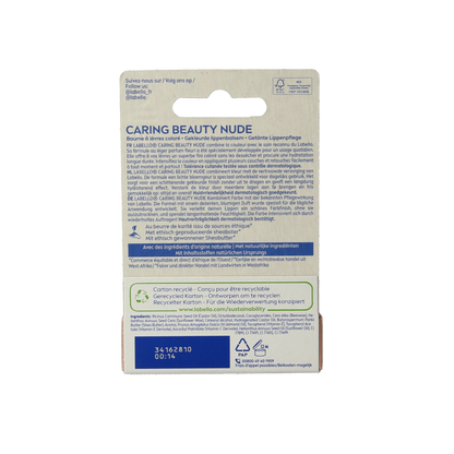 Labello Caring beauty nude 4.8 Gram