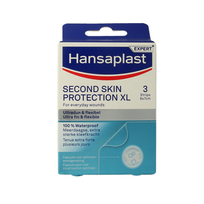 Hansaplast Second skin protection XL 3 Stuks