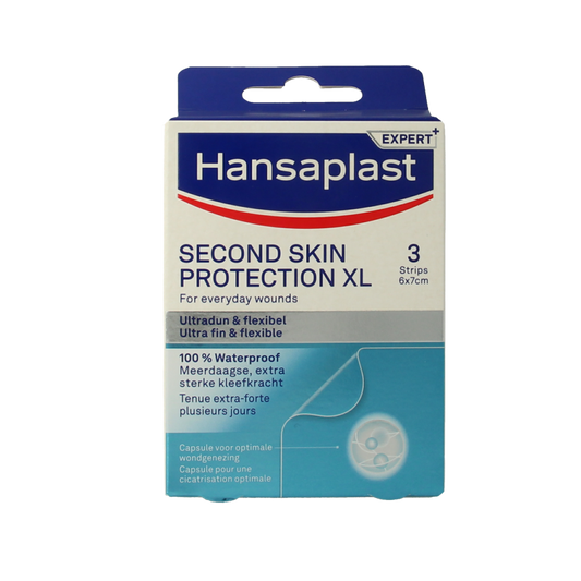 Hansaplast Second skin protection XL 3 Stuks
