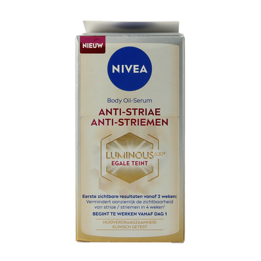 Nivea Nivea luminous 630  anti striae lichaam olieserum 100.00 Milliliter
